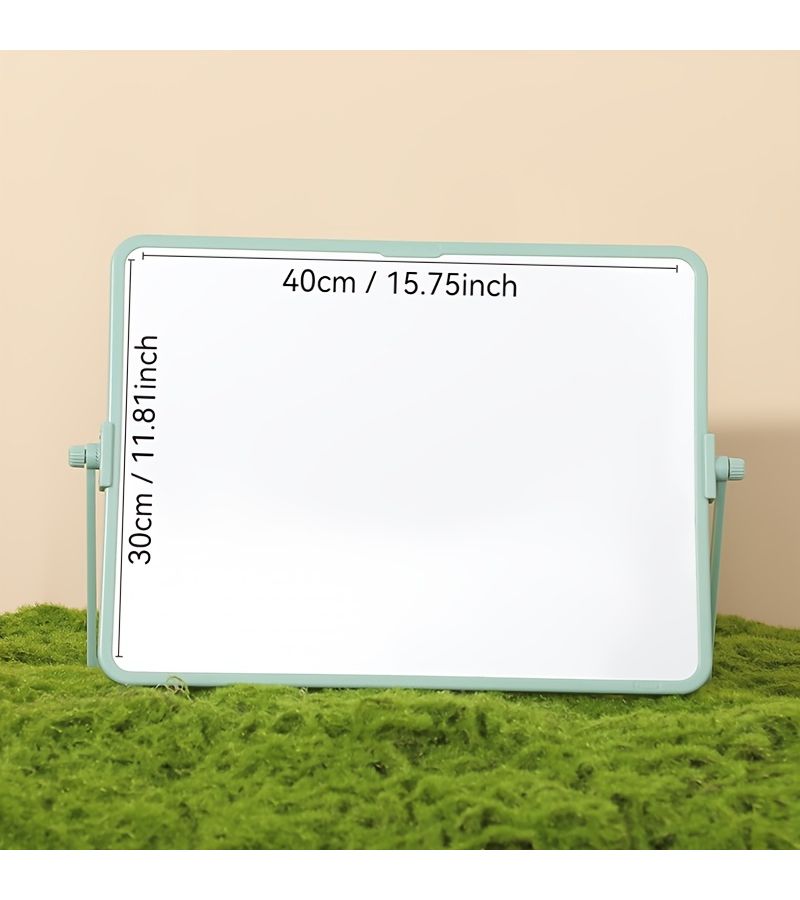Black Double Sided Magnetic Erasable Whiteboard A3 Size Portable Desktop Writing Board For Office Home Use - Image 2