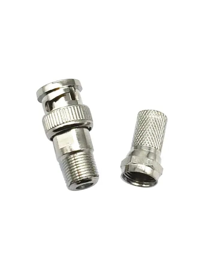 فوجي ستار موصل محول BNC ذكر إلى F أنثى مع مقابس F FS-BIFI مجموعة من 20 قطعة - Image 1