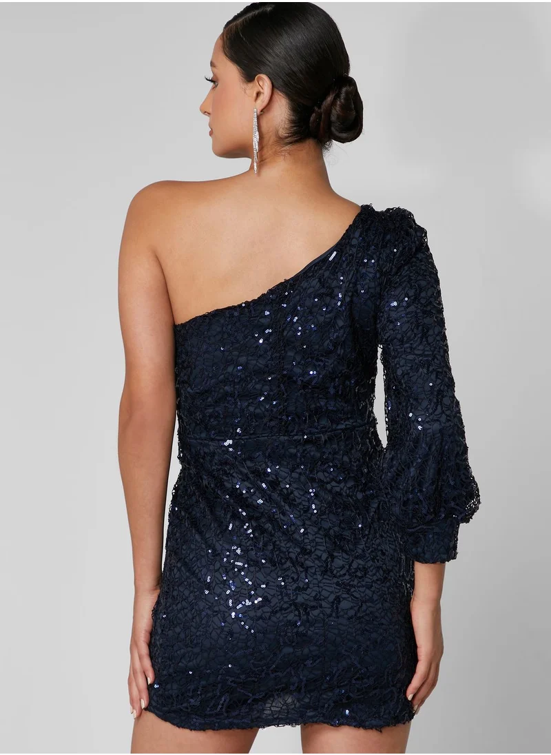 Ella Limited Edition Shimmer One-Shoulder Dress