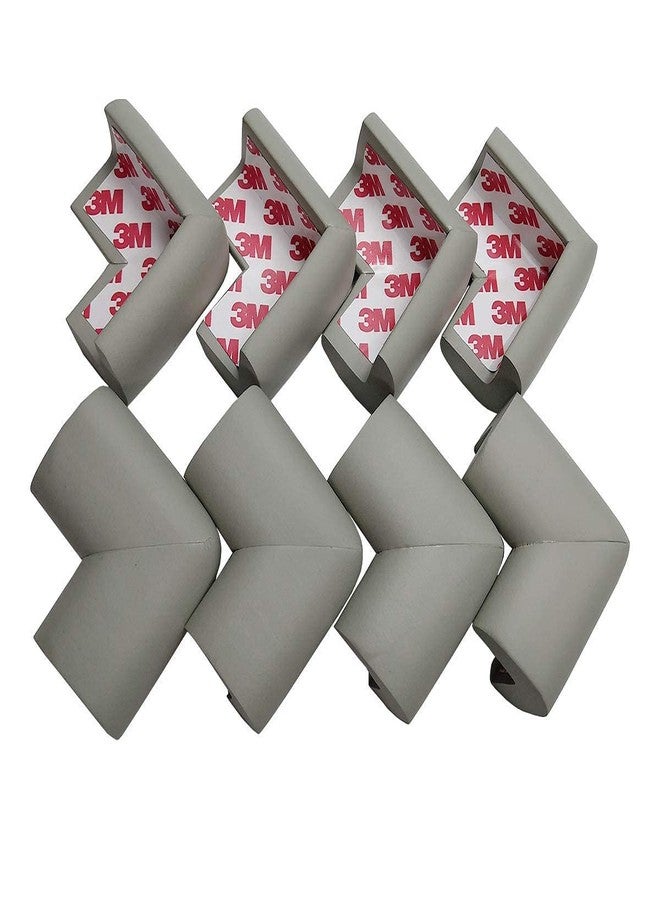 SPOLIK Table Corner Protection Cushion Bumpers, Soft Foam Protectors, Non-Toxic,Cushion Bumpers for Home Furniture Sharp Corners (Grey Pack of 8) - Image 1