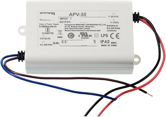 APV 35 12V Constant Voltage LED Power Supply For Display And Electronic Screen - Image 1