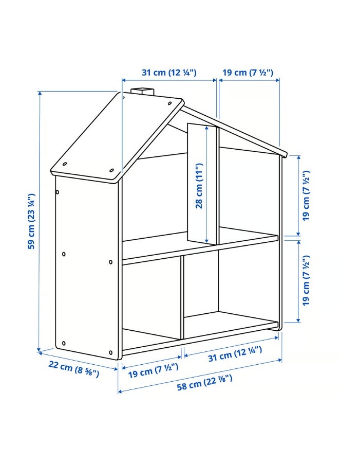 بيت دمى رف جداري - Image 4