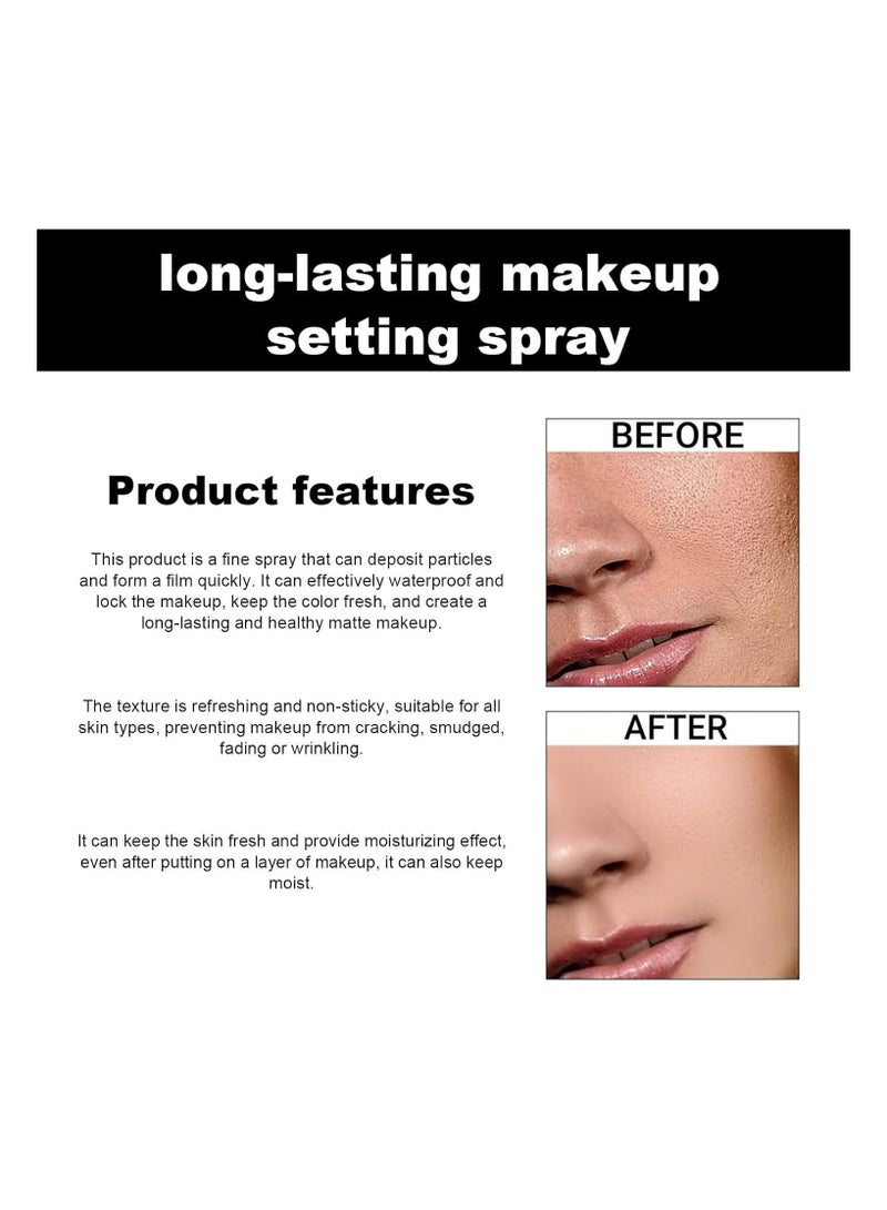 EELHOE Azonee Moisturizing Makeup Setting Spray, Professional Makeup Setting Spray, Refreshing Makeup Setting Spray, Containing Natural Ingredients, Waterproof, Long-Lasting Makeup Setting Spray - Image 5