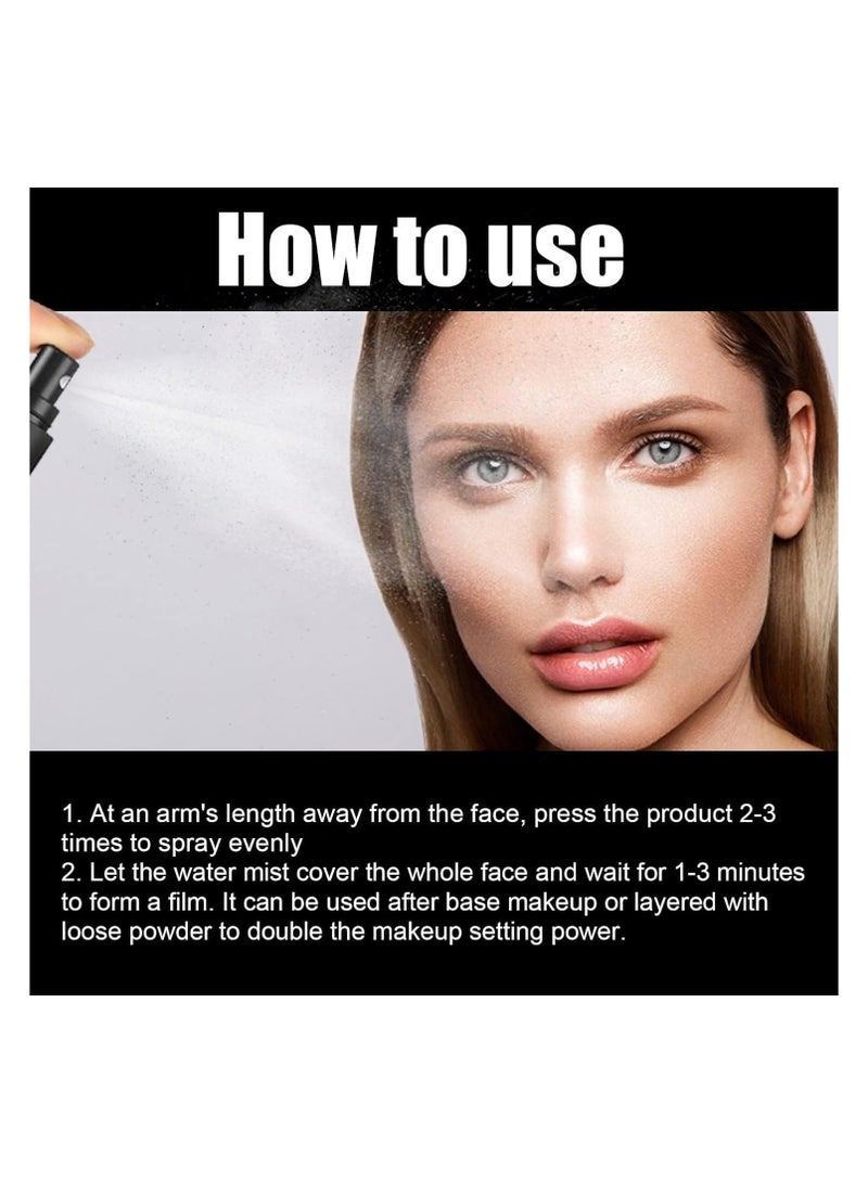 EELHOE Azonee Moisturizing Makeup Setting Spray, Professional Makeup Setting Spray, Refreshing Makeup Setting Spray, Containing Natural Ingredients, Waterproof, Long-Lasting Makeup Setting Spray - Image 4