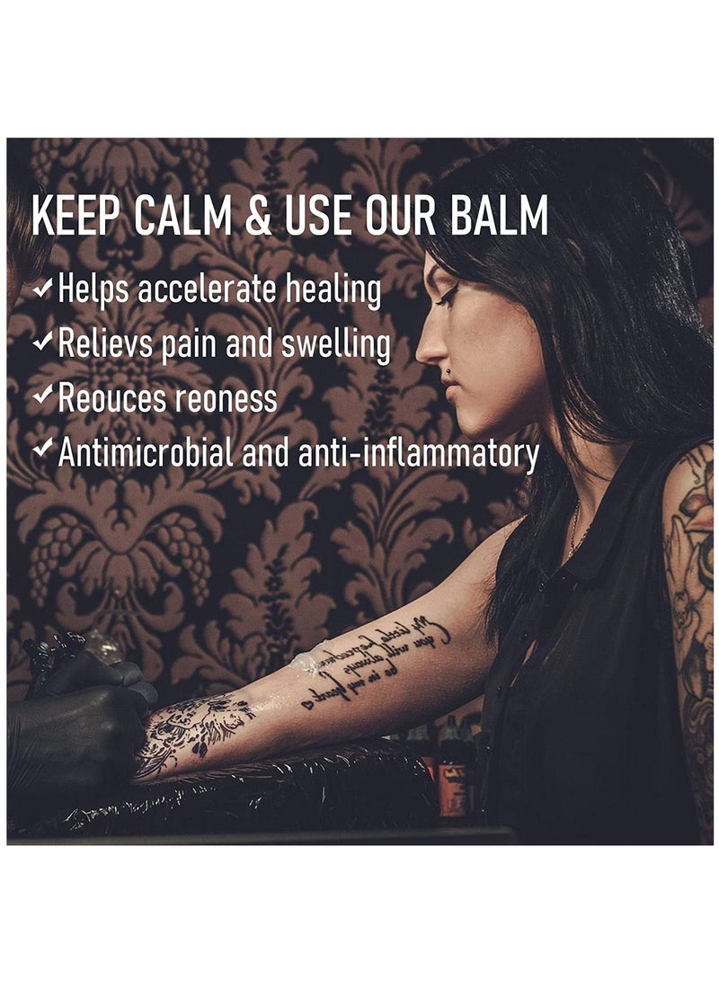 Elaimei كريم العناية اللاحقة بالوشم قبل وأثناء وبعد الوشم، بلسم مرطب لتعزيز شفاء الجلد، 30 جرام - Image 4