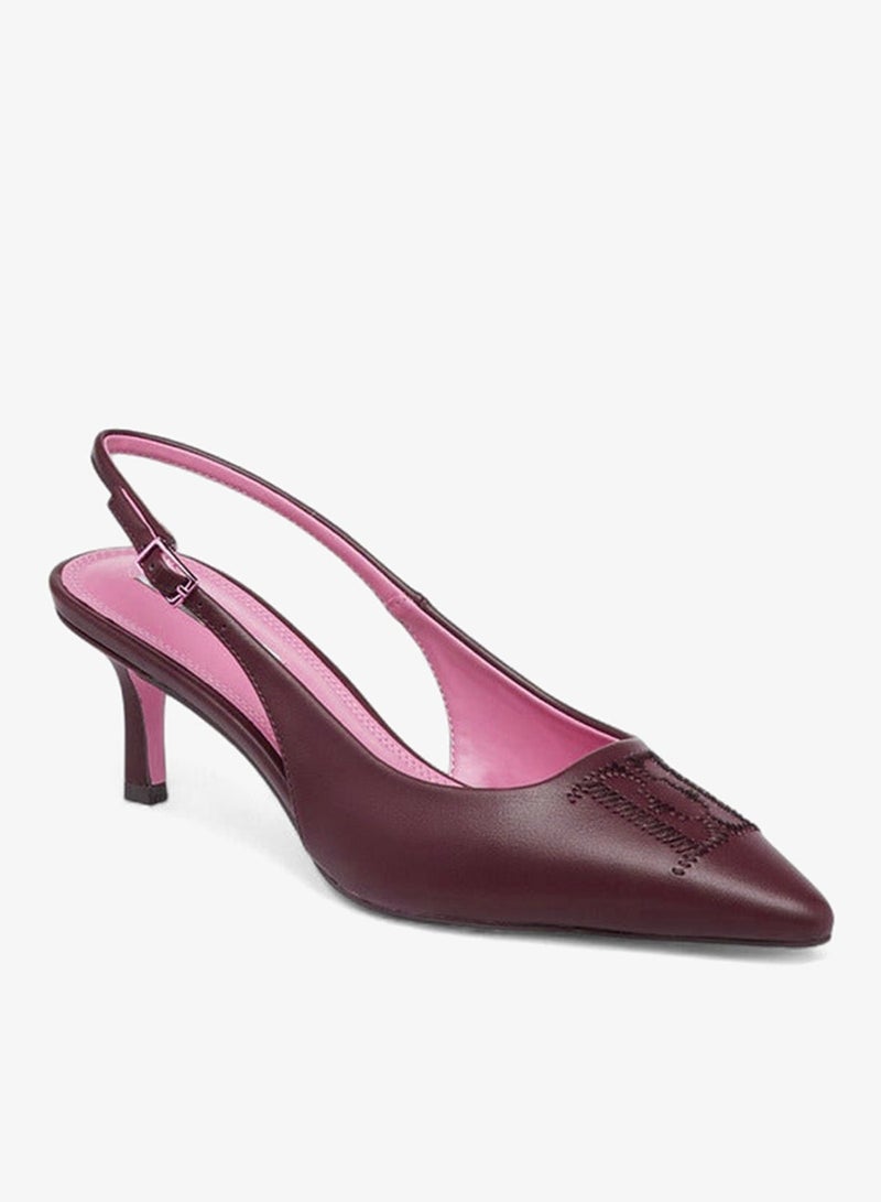 ELLE Women'S Pointed Toe Shoes With Stiletto Heels And Buckle Closure - Image 2