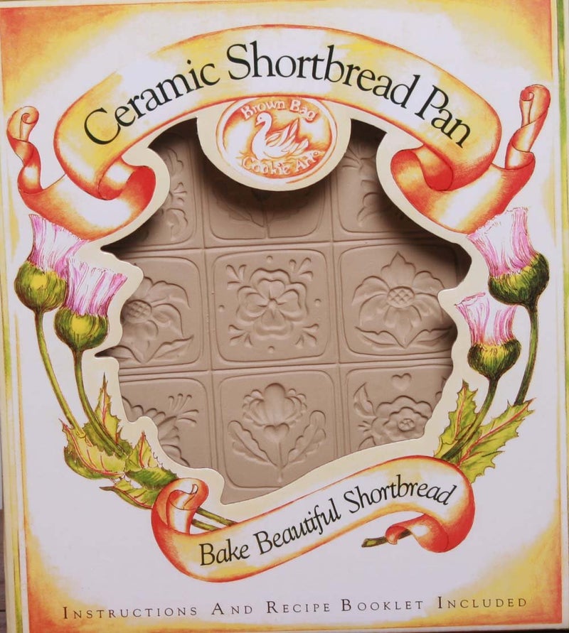 Brown Bag Design Alpine Flower Shortbread Cookie Pan, 11-Inch by 8-1/2-Inch - Image 1