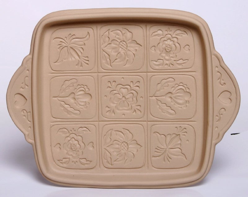 Brown Bag Design Alpine Flower Shortbread Cookie Pan, 11-Inch by 8-1/2-Inch - Image 2