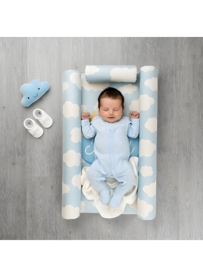 Mamas One Round Changing Mat - Team Boy - Image 1
