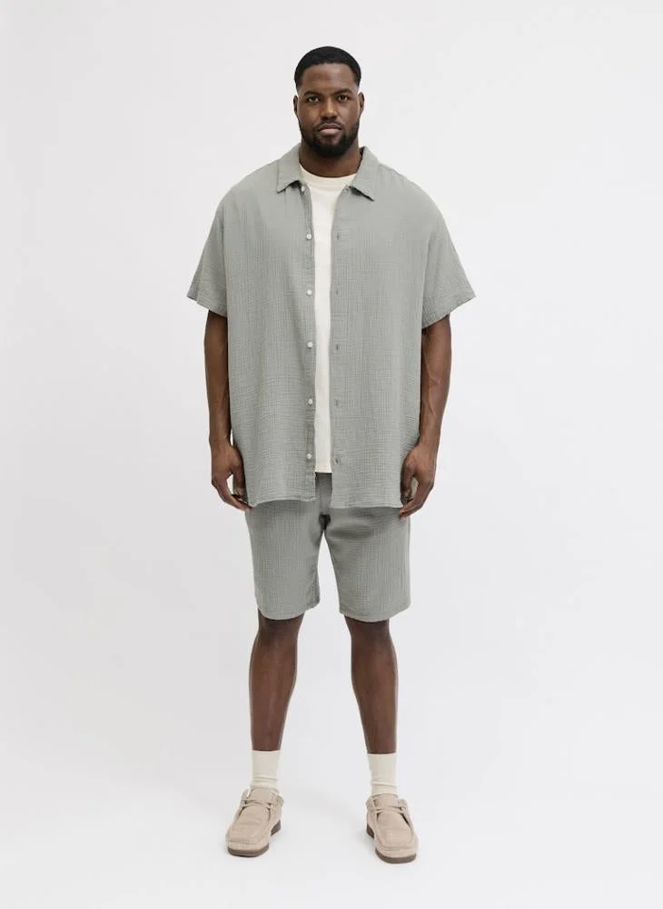 JACK & JONES  Plus Size Short Sleeve Shirt for Men | Best Price UAE