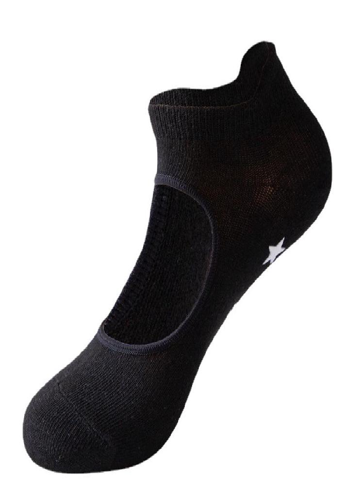 Joychic Women's Non-slip Yoga Socks Indoor Sports Fitness Socks Solid Color Dance Training Socks