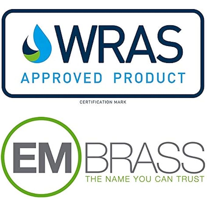 10 X 15MM ISOLATION VALVES CHROME WRAS APPROVED - Image 2