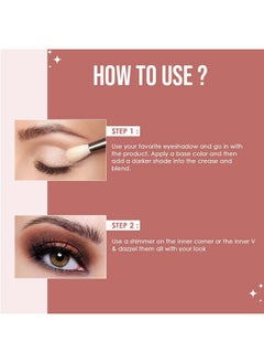 جلام 21 مجموعة ظلال العيون Glam21 Little One 4 في 1 | ألوان غنية وسهلة الدمج | مجموعة مكياج عيون تدوم طويلاً | Artist Love-01  - Image 5