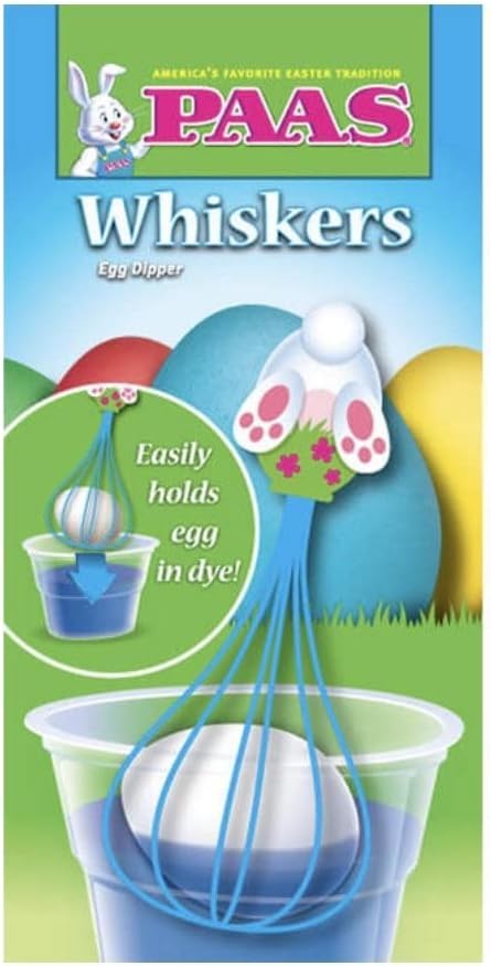 PAAS Whiskers Bunny Bottom Egg Dipper Dye Eggs with No Mess - Image 1