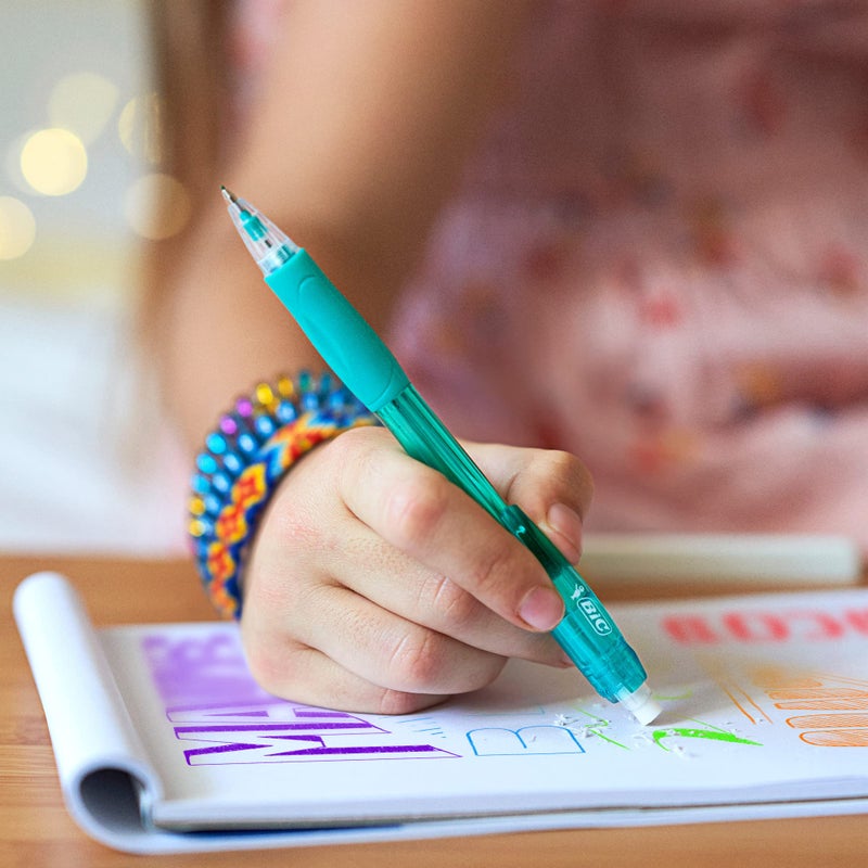 BIC Velocity Colored Lead Mechanical Pencils, Assorted Colors, 6-Pack, Colored Pencils for Classrooms and School Supplies - Image 4