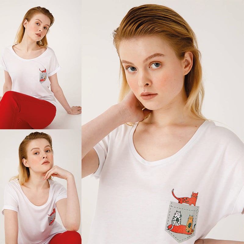 Biggdesign Cats Womens T-Shirt - Image 5