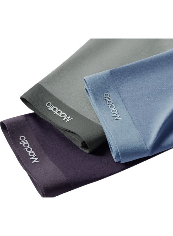 Modal 7A Antibacterial Crotch Men'S Underwear, Pure Cotton 100S, Men'S Boxer Briefs, Seamless Breathable Loose-Fitting Youth Shorts - Image 2