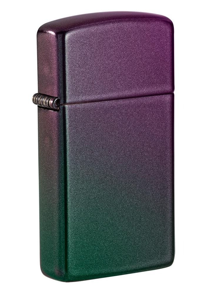 Zippo ولاعة رقيقة مقاومة للرياح بتأثير قزحي - Image 1
