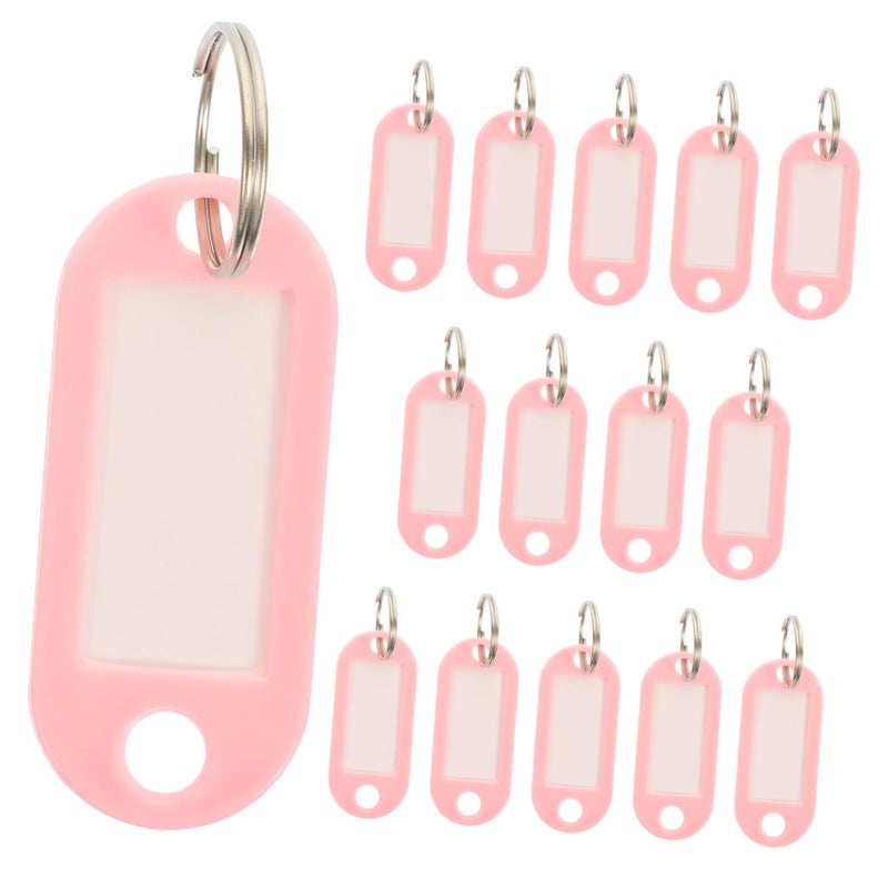 15 Pcs Colorful Key Labels with Rings for Home Office Travel Organization - Image 2