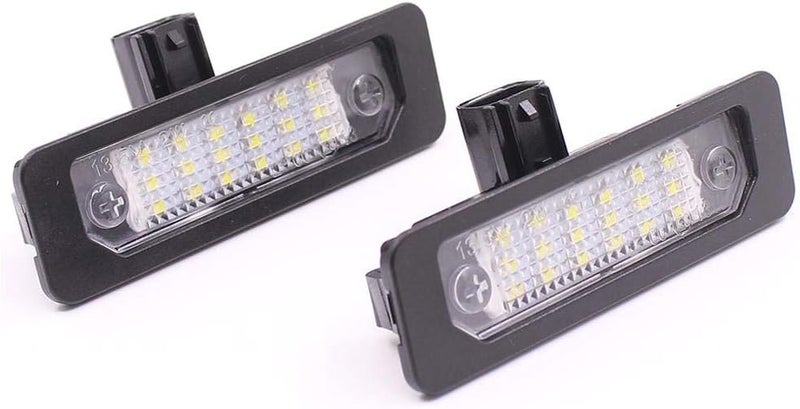 Xinctai 2PCS LED Rear Number License Plate Light Lamp For Ford Mustang Focus Fusion Flex Mercury sable milan Lincoln MKS MKT MKX MKZ OEM 8T5Z13550B 8T5Z13550A - Image 2