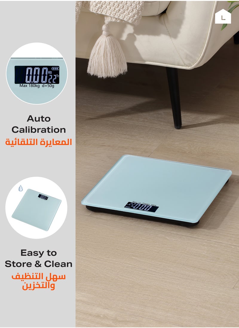 Body Scale - White - Compact Digital Weight Scale with High Precision Sensors, LCD Display, 180kg/400lb Capacity, Anti-Slip Design - Ideal for Home, Bathroom, and Fitness Use - pzsku/ZA2A8E855CBCF89898B7AZ/45/_/1740303698/85df04a5-cb9f-4fc5-910a-79647cb6a79e