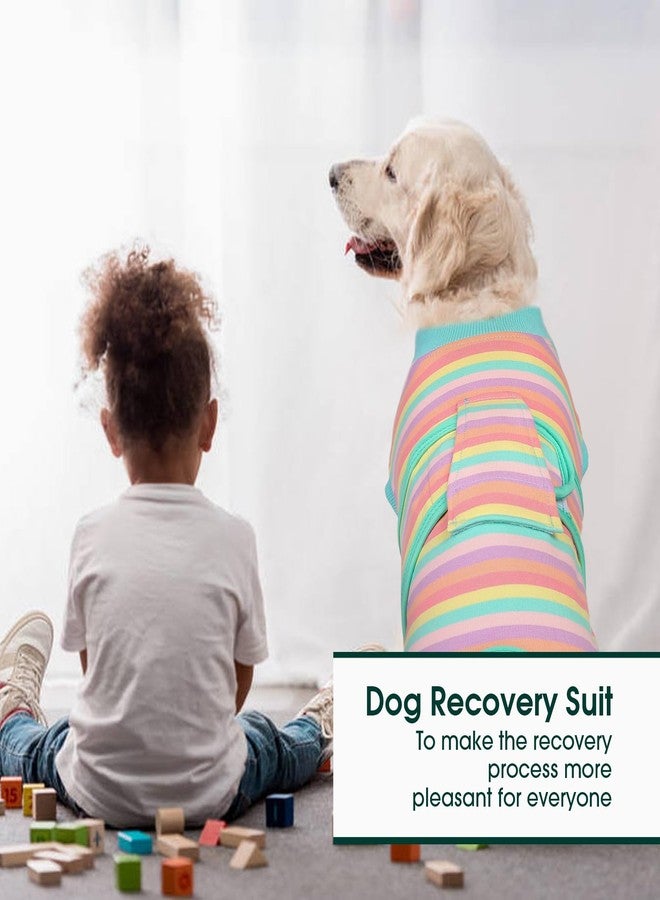 Kuoser Recovery Suit for Dogs Cats After Surgery, Professional Pet Recovery Shirt Dog Abdominal Wounds Bandages, Substitute E-Collar & Cone,Prevent Licking Dog Onesies Pet Surgery Recovery Suit - Image 5