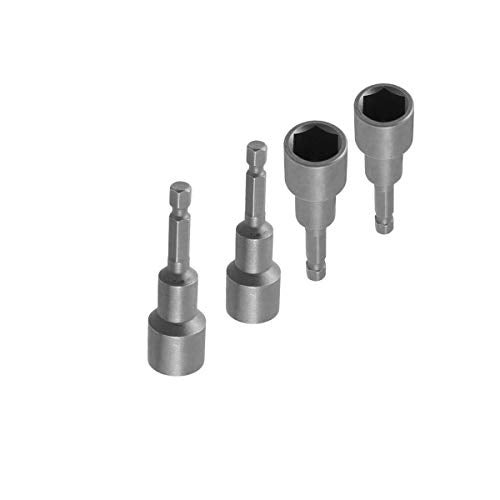 COMOK 13mm Hex Socket Magnetic Power Nut Driver Setters Bits 1/4" Hex Shank Metric Socket Wrench Screw Length 65mm Hex Short Nut Setter 10Pcs - Image 2