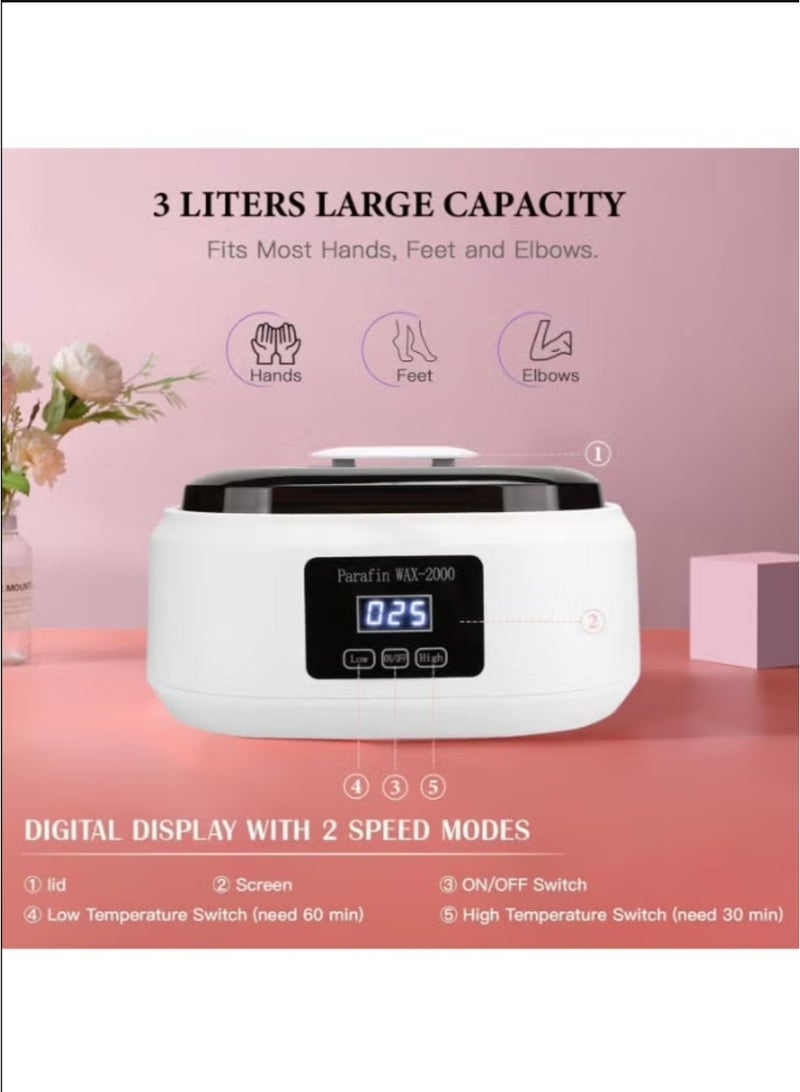 PARAFFIN WAX WORKS Paraffin Baths Wax Machine for Hand & Feet Keep Warm Paraffin Hand Wax Machine, Hand Wax Machine - Image 2