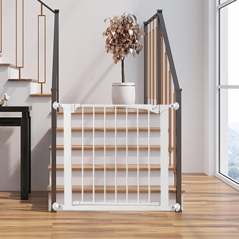 GRENFU Baby Gate Banister Adapter 2 Pack Universal Hardware for Pressure Mounted Gate  Stairs to Wall Parts for Pets  White Extender - Image 2