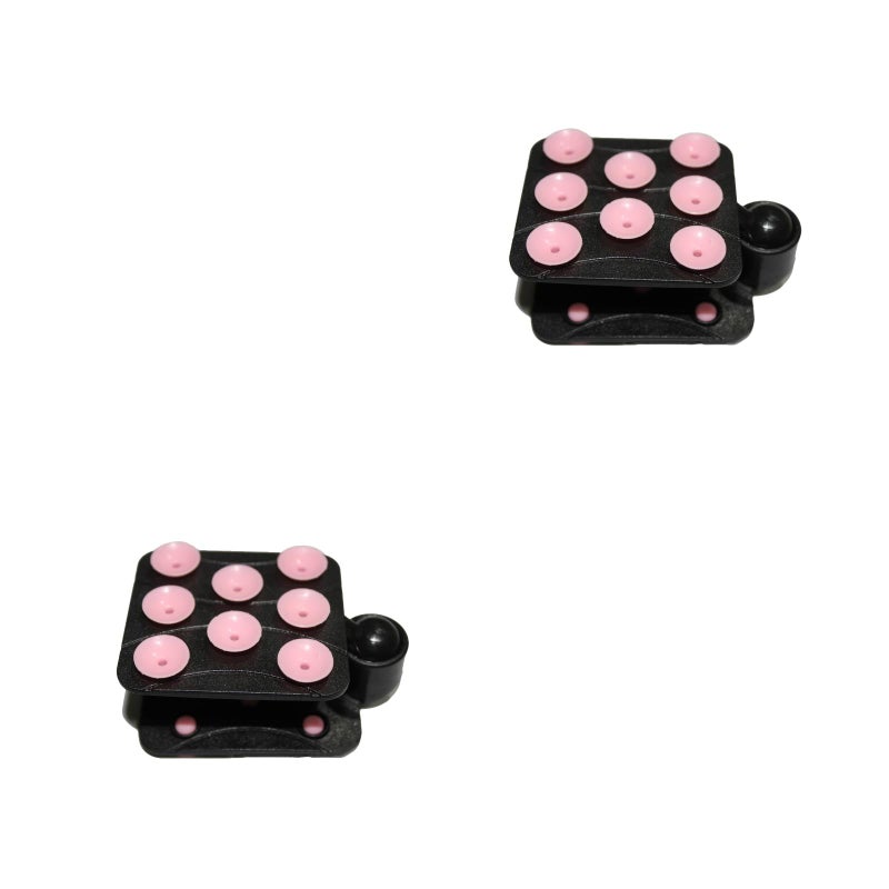 2 pcs Double-sided Cup Bracket Foot Design Multicolor Cup Car Phone Holder Mobile Phone Base (Random Color) - Image 1