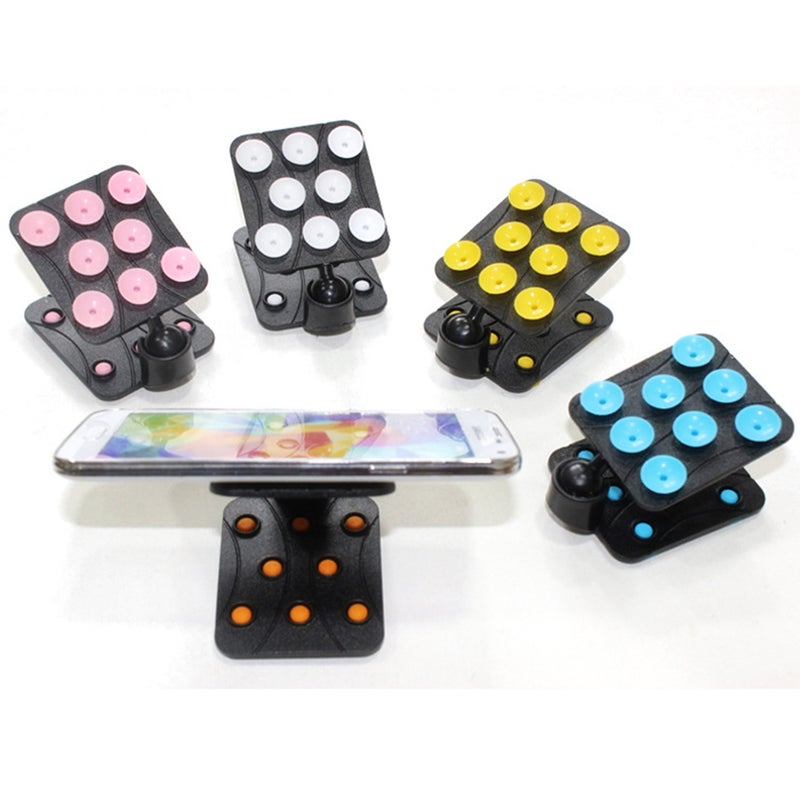 2 pcs Double-sided Cup Bracket Foot Design Multicolor Cup Car Phone Holder Mobile Phone Base (Random Color) - Image 2