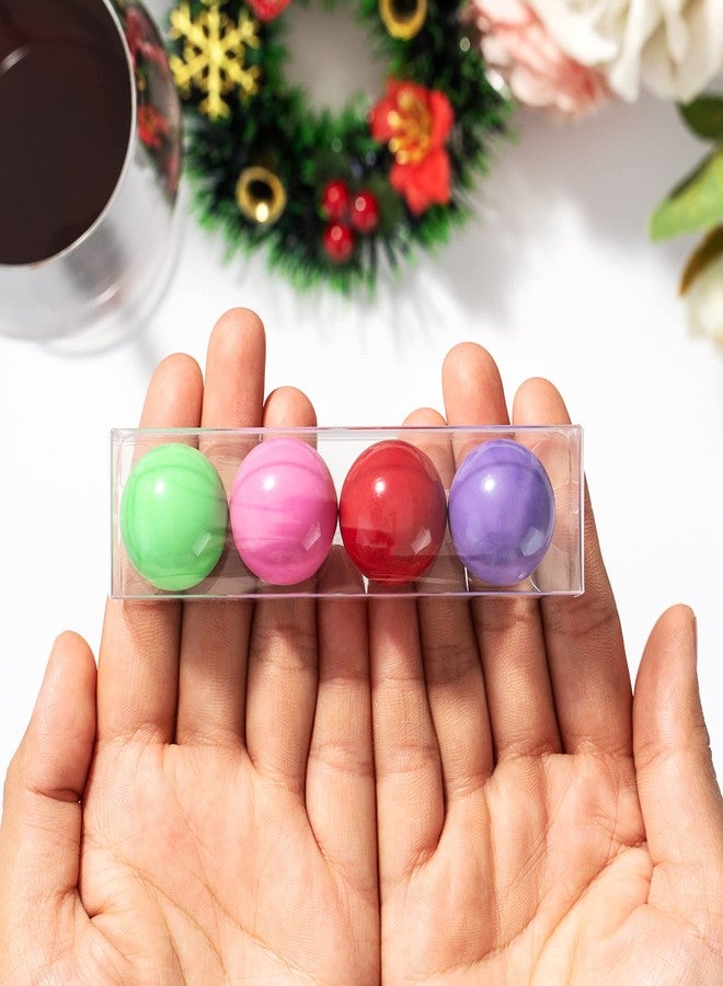 SLShePack 24PCS 1" x 1" x 4" Clear Gumball Candy Boxes, Plastic Tube, Clear Gift Boxes for Wedding - Image 2
