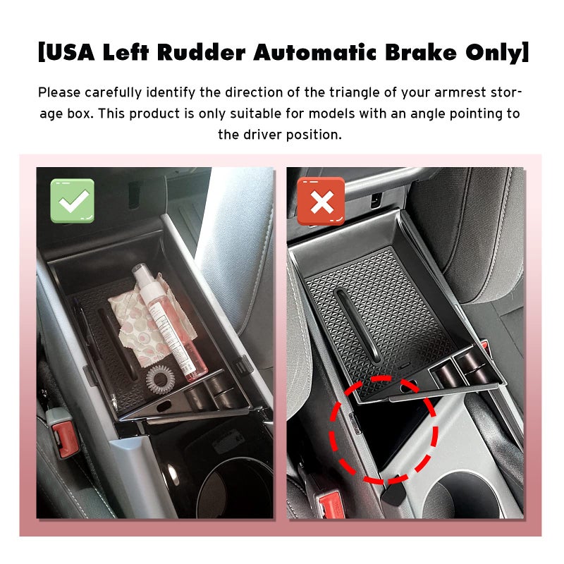 LFOTPP 2026 H|yundai Elantra Limited Hybrid Car Center Console Organizer for 2021 2022 2023 2024 2025 2026 H|yundai Elantra SEL CN7 Tray Accessories Box Storage Box [Auto Electric E Park Only] - Image 2