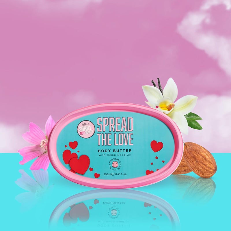 So..? آسف جداً لا أعتذر انشر الحب زبدة الجسم المنعشة بزيت بذور القنب ورائحة اللوز 845 أونصة - Image 3