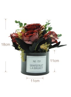 Decorative Artificial Flowers Potted Artificial Flowers For Home Decor Artificial Flower Decoration For Home Party Office Red 18x11x11 - pzsku/ZA2A954964E7ACD3649F1Z/45/_/1734305635/8660d26b-9927-4669-93f1-30cb2def2b8a