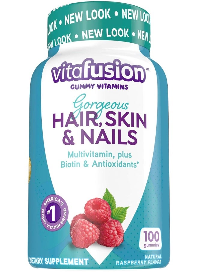Vitafusion - Raspberry Flavor Gummies - 100 Ct - Image 1