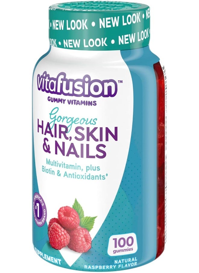 Vitafusion - Raspberry Flavor Gummies - 100 Ct - Image 1