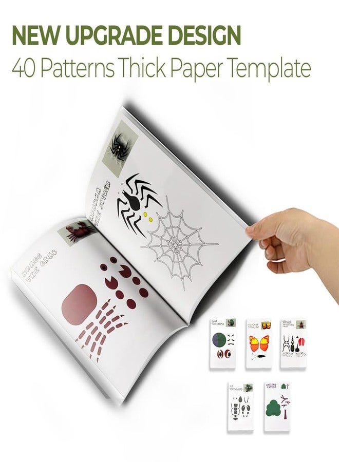 Nfil3D 3D Pen Printing Drawing Book | 20 Pages of Stencil with Reusable Colorful 11Patterns Creature Stencil with Story |Thick Paper Template for 3D Pen Drawing Book for Kids - Image 4