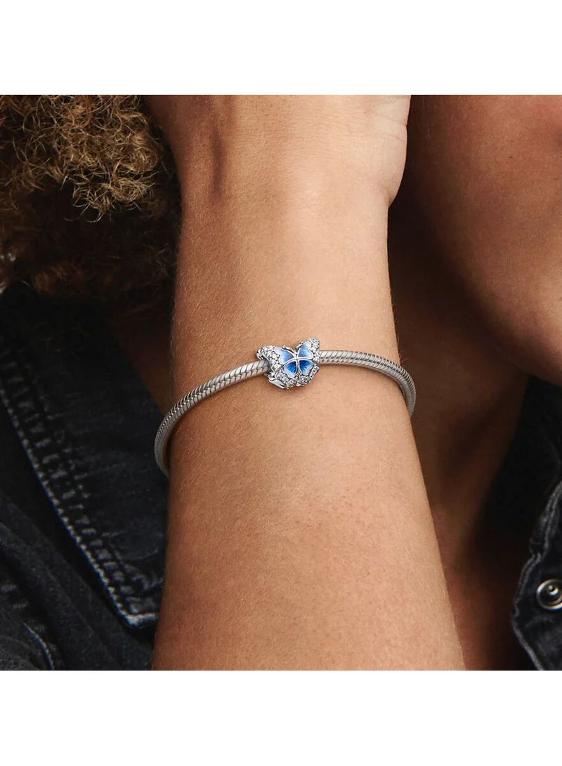 PANDORA Blue Butterfly Sparkling Charm