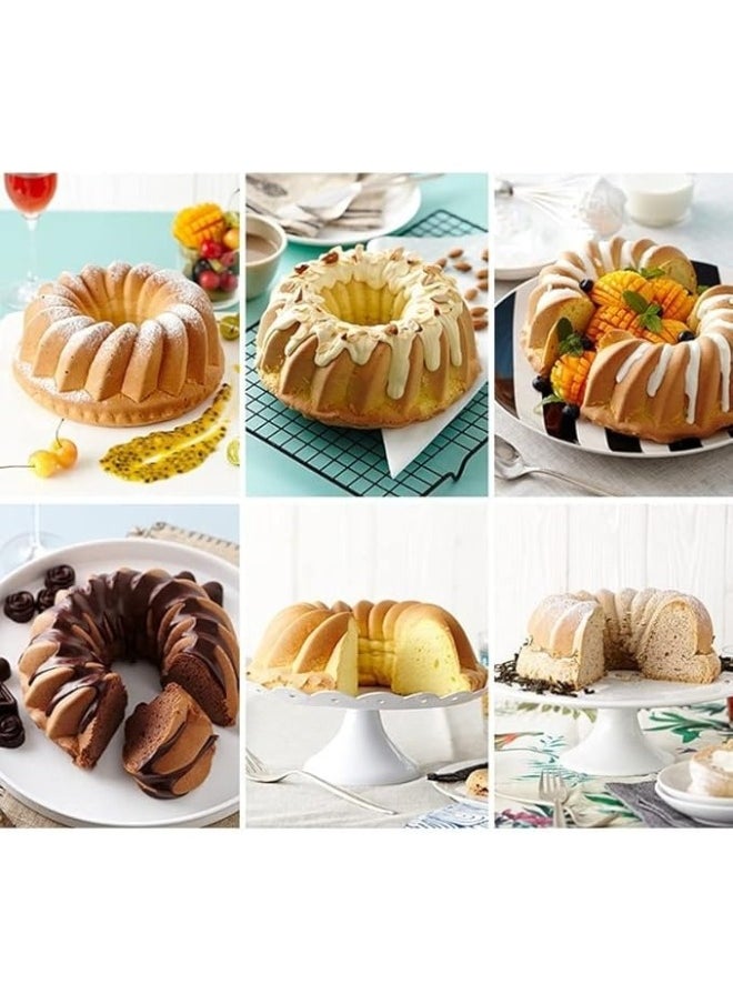 FALMER Silicone Bundt Cake Mold Flexible Non-Stick 24*10cm  - Image 4