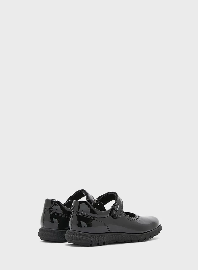 Pablosky Youth Single Strap Velcro Ballerinas