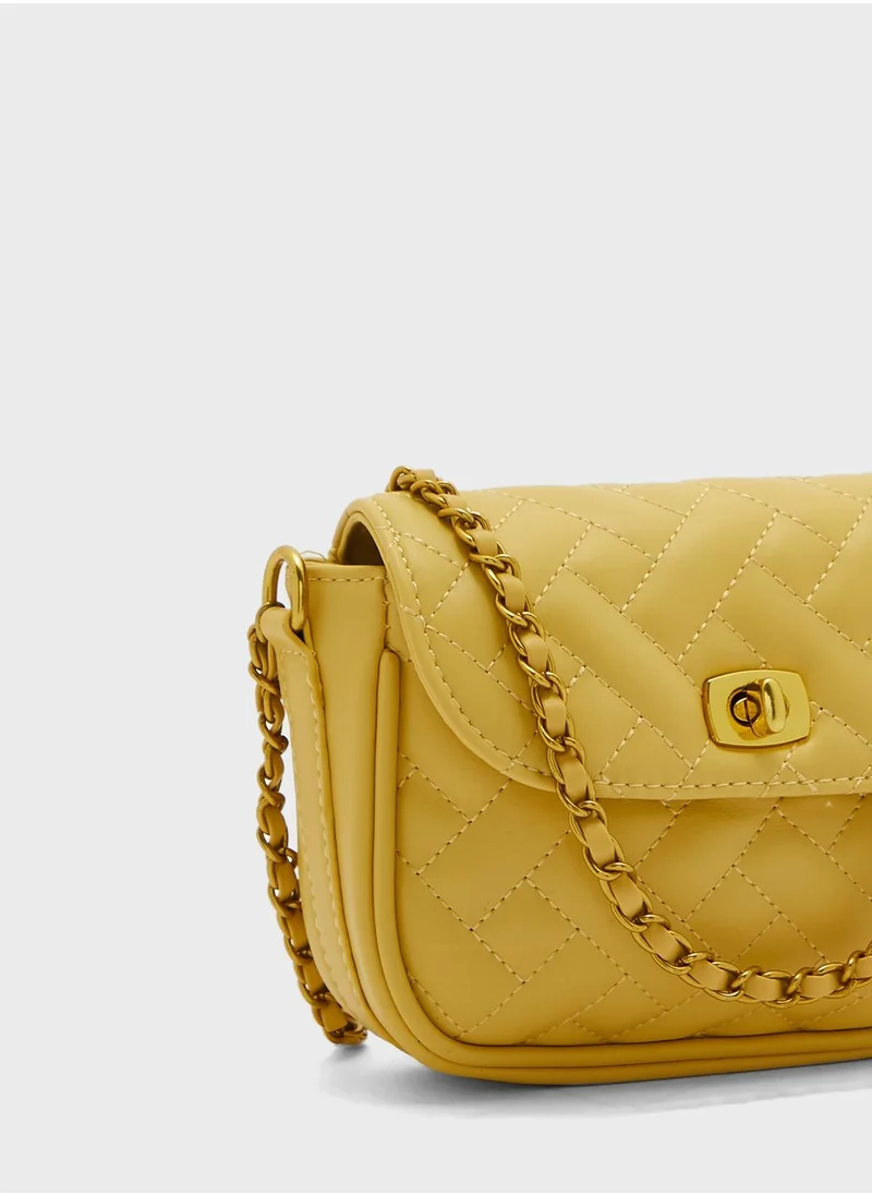Ginger Quilted Crossbody Handbag