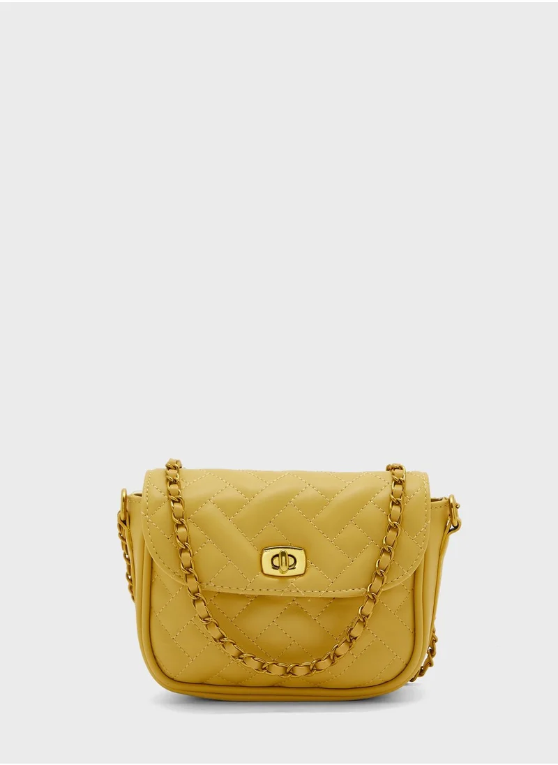 Ginger Quilted Crossbody Handbag