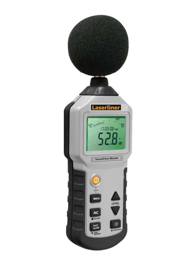 Laserliner Laserliner Decibel Meter Digital Sound Level Portable SPL Meter 30dB to 130dB Hand-Held Sound Noise Tester Calibrated with LCD Backlit Display Digital Reader Meter for Home, Workshop & Industrial Use  - Image 1