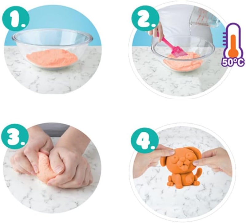 Slimy Planet Dough DIY Dough Making Kit 4 Colors with Tools 1kg, Fun, Safe and Non-Toxic - Image 3