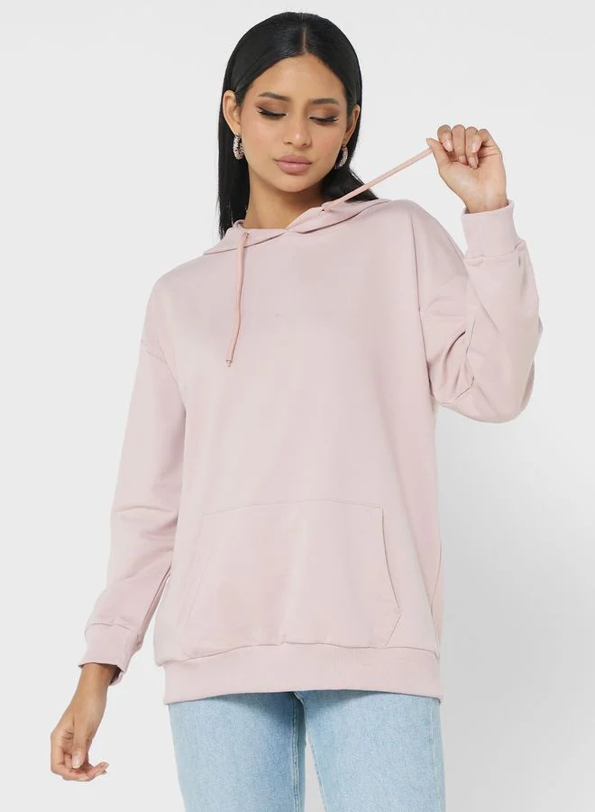 Refka by modanisa Hoodie Neck Sweatshirt