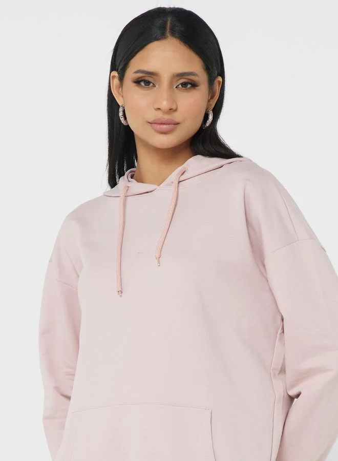 Refka by modanisa Hoodie Neck Sweatshirt
