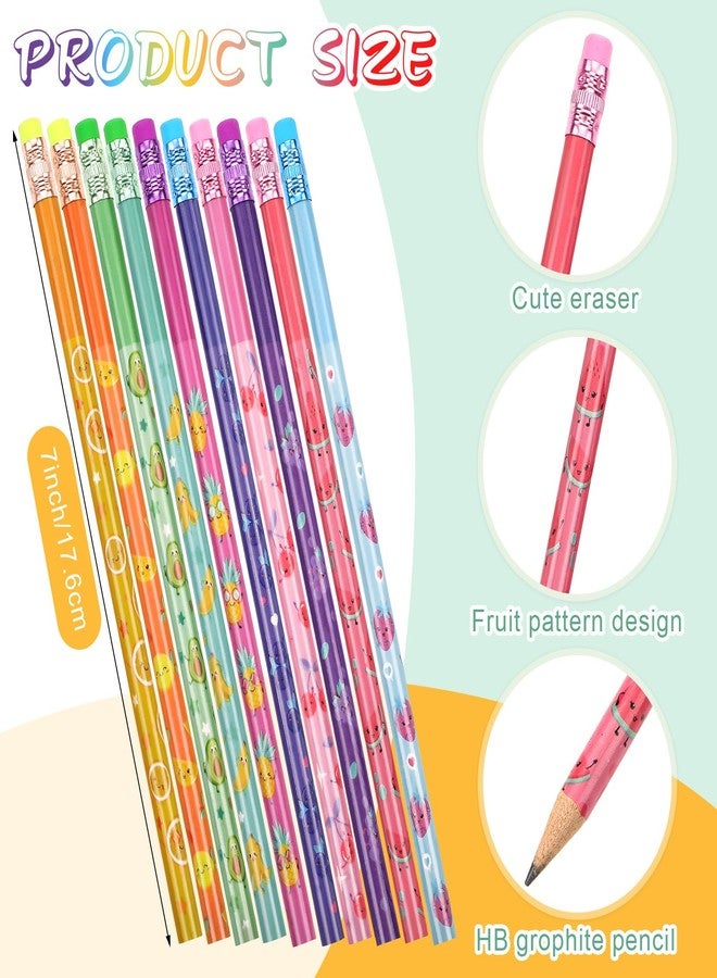 Teling 80 Pcs Scented Bookmarks and Smelly Pencils with Cute Toppers Set Fun Pencils Fruit Food Theme Scratch and Sniff Bookmarks Cartoon Pen Toppers Study Supplies(Adorable Style) - Image 3