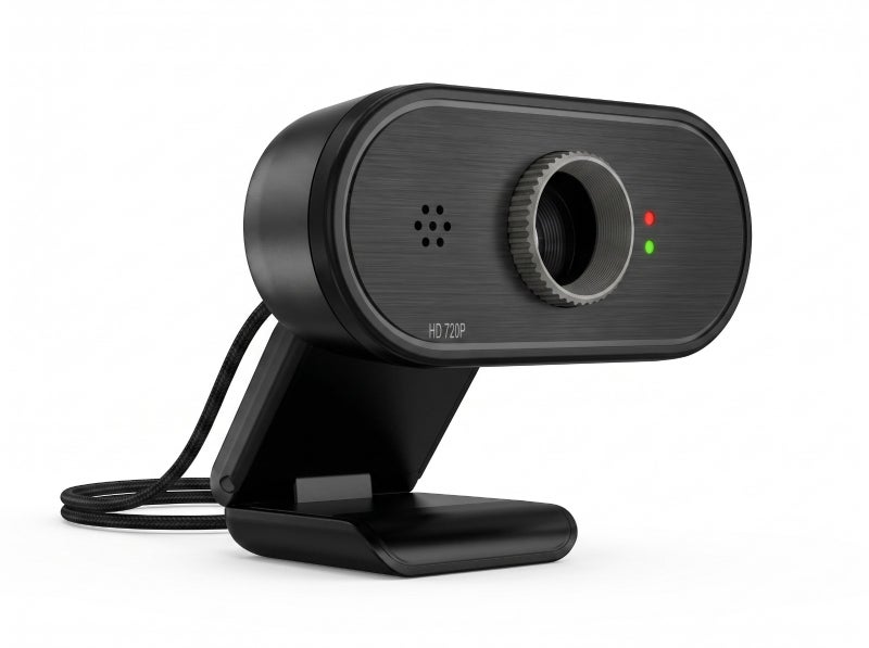 T-Dagger Eagle HD 720P Webcam with Built-in Microphone, Black, Suitable for Live Streaming, Meetings, and Distance Learning, Supports Plug & Play, Model TGW620