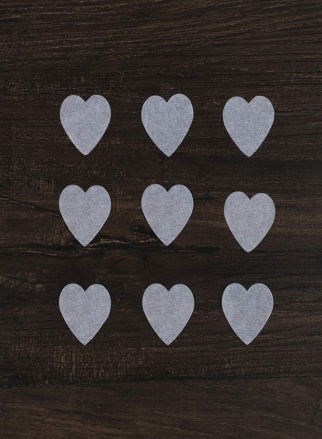 BATTIFE 7.1 Oz White Heart Shaped Confetti, 40000Pcs Tissue Paper, Table Confetti for Wedding Celebrations Party, 200 Gram - Image 2